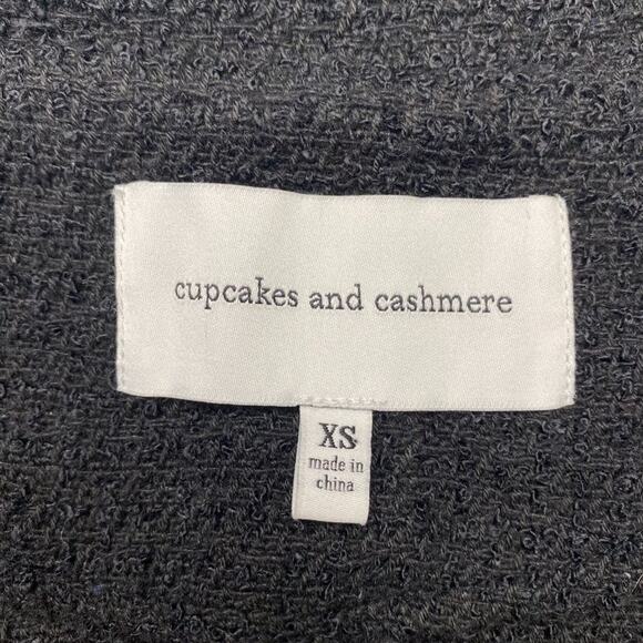 Cupcakes and Cashmere | Black Tweed Fringe Blazer - Picture 6 of 7